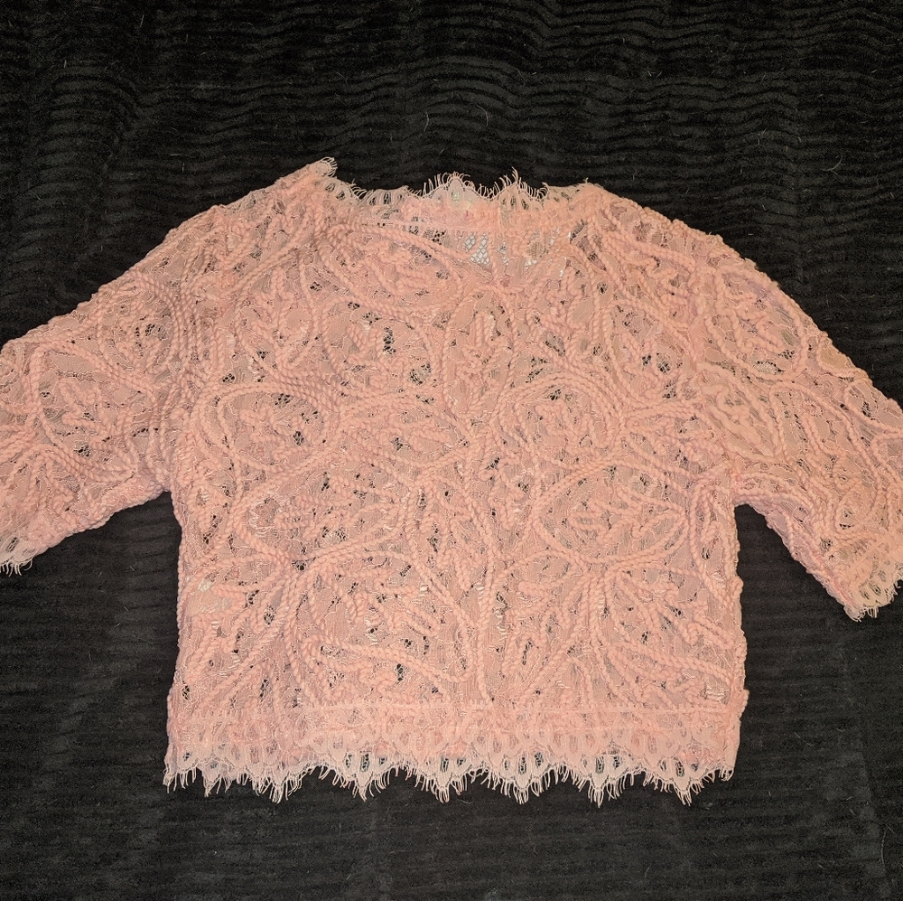 Pink Rope Crop Top - Picture 3 of 6